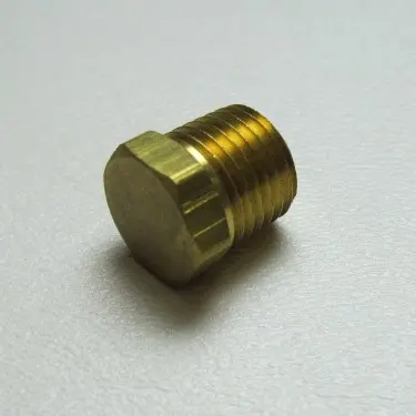 15143 Brass Plug, 1/4″ MPT Plug (1)