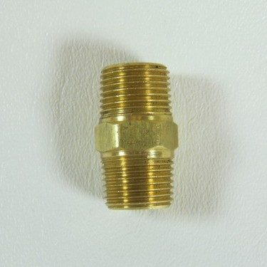 5176 Brass Nipple, 3/8″ MPT x 1-1/4″L