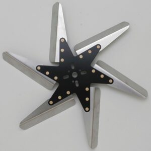 84180 Stainless Steel Flex Fan, 18″ Black Center
