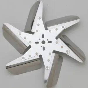 95150 HD Stainless Steel Flex Fan, 15″ Chrome Center