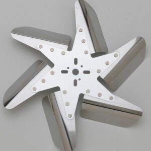 96150 HD Stainless Steel Flex Fan, 15″ Chrome Center (Rev Rot)